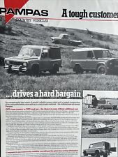 Pampas country vehicles for sale  KENDAL