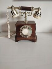 Telefono vintage legno usato  Roma