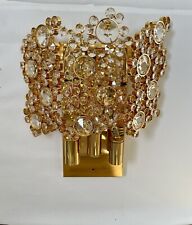 Lampada parete cristallo usato  Spedire a Italy