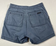 Usado, Shorts utilitários femininos Woolrich de algodão tamanho 28 azul caminhada pesca ao ar livre acampamento comprar usado  Enviando para Brazil