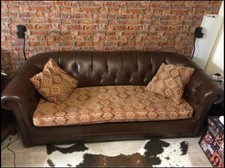 Stunning brown leather for sale  LONDON