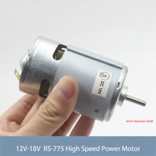 Herramienta eléctrica de alta velocidad RS-775 DC 12V 14.4V 18V motor eléctrico eje 4 mm segunda mano  Embacar hacia Mexico