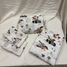 Conjunto de lençóis Pottery Barn Kids Disney Pixar Toy Story tamanho completo 3 peças comprar usado  Enviando para Brazil
