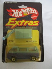 Usado, Hot Wheels 1981 Extras Sunagon VW Camper corpo azul e capô lacrado no cartão comprar usado  Enviando para Brazil