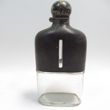 Antique leather glass for sale  WINSFORD