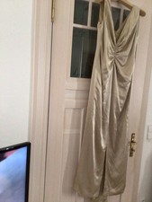 Abendkleid nude gold gebraucht kaufen  Hamburg