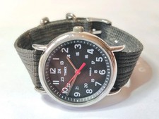 Relógio analógico Timex Indiglo masculino pulseira preta com fivela comprar usado  Enviando para Brazil
