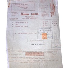 1934 billhead letterhead for sale  NEWTOWN