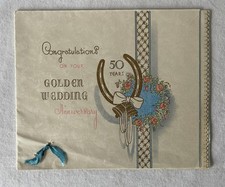 Vintage golden wedding for sale  COLCHESTER