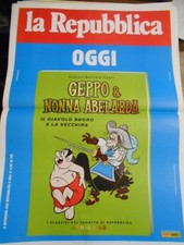Poster locandina edicola usato  Torino