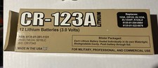 Panasonic cr123a industrial for sale  La Fayette