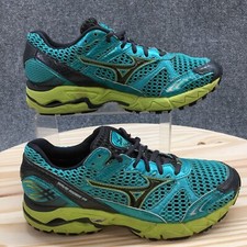 Tênis de corrida esportivo Mizuno Shoes feminino 7,5W Wave Rider 14 malha azul verde comprar usado  Enviando para Brazil