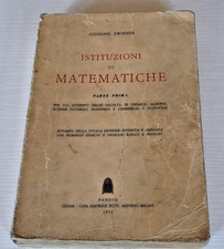 Zwirner istituzioni matematich usato  Portici