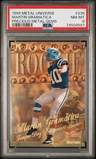 1999 Metal Universe Martin Gramatica PMG pedras preciosas de metal RC 10/50 #239 PSA 8 comprar usado  Enviando para Brazil