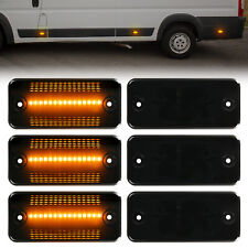 Luz indicadora lateral LED sequencial 6 peças para Peugeot Boxer Iveco Daily Fiat Ducato. comprar usado  Enviando para Brazil