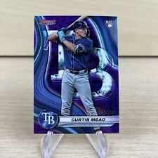 Curtis Mead 2024 Bowman Best Purple Refractor RC/250 Tampa Bay Rays segunda mano  Embacar hacia Argentina