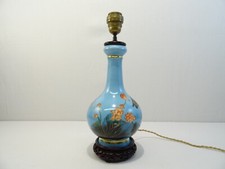 Lampe porcelaine bleue d'occasion  Paray-le-Monial