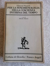 Husserl per fenomenologia usato  Italia