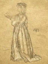 Antique study lithograph for sale  UK