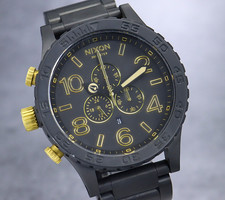 [Quase em perfeito estado] Relógio masculino Nixon The 51-30 Chrono Simplify preto e dourado do Japão comprar usado  Enviando para Brazil