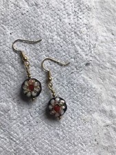 Handmade earrings maroon for sale  BIRMINGHAM
