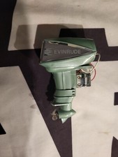 Motor de barco elétrico Evinrude Lark década de 1950 década de 1960 FLEET LINE modelos antigos K&O comprar usado  Enviando para Brazil