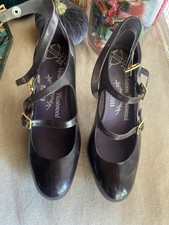 Sapatos femininos Vivienne Westwood Melissa alça tripla designer cor uva tamanho 6 comprar usado Sapatos femininos Vivienne Westwood Melissa alça tripla designer cor uva tamanho 6 comprar usado  Enviando para Brazil