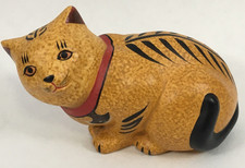 Yellow cat figurine for sale  Chalfont
