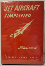 JET AIRCRAFT SIMPLIFIED: Chas. E. Chapel  1st/HC/DJ/1950/Mylar  (See Photos) comprar usado  Enviando para Brazil