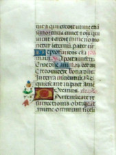 Ca.1475 boh.manuscript leaf for sale  Escondido