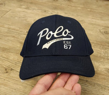 NOVO Boné Polo Ralph Lauren Chapéu Snap Back Fragâncias 67 Script Spellout Azul Marinho comprar usado  Enviando para Brazil