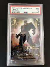 Marvel Masterpieces Thanos Gold Foil #47 2020 PSA 7 segunda mano  Embacar hacia Argentina