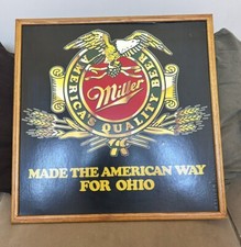 Vtg miller beer for sale  Independence