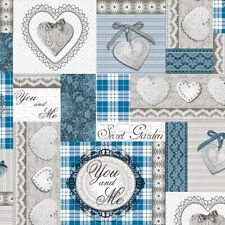 Tablecloth blue grey for sale  CRAWLEY