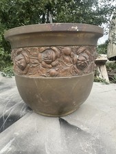 Antique brass planter for sale  KING'S LYNN