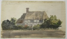 F.w.watts watercolor painting for sale  New York