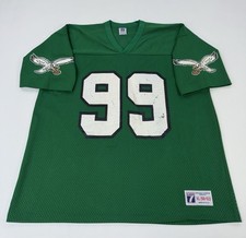 Camiseta masculina vintage anos 90 NFL Philadelphia Eagles Jerome marrom #99 logotipo 7 tamanho GG comprar usado  Enviando para Brazil