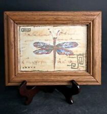 Framed dragonfly art for sale  Centuria