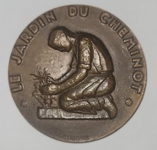 Médaille bronze jardin d'occasion  Amiens-