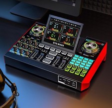 Tarjeta de sonido G10 mezclador de audio con tarjeta de sonido para PC grabación juegos canto segunda mano  Embacar hacia Mexico