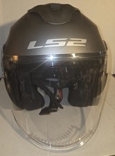Capacete LS2 Adults Verso sólido motocicleta rosto aberto titânio cinza tamanho médio comprar usado  Enviando para Brazil