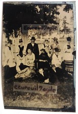 Ferrotype plaque famille d'occasion  Beaufort-en-Vallée