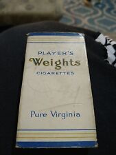 Players weights cigarettes.pur for sale  HORLEY