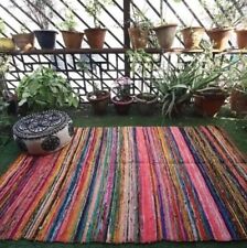 Tapete de algodão indiano feito à mão multiárea tapete de ioga decorativo Chindi Dari comprar usado  Enviando para Brazil