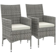 Outsunny rattan armchair for sale  GREENFORD