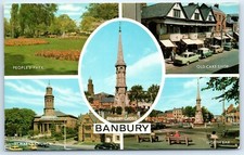 Cartão postal Banbury Oxfordshire England People's Park antigo bolo loja igreja, usado comprar usado  Enviando para Brazil