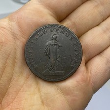 1813 SHEFFIELD YORKSHIRE 1 PENNY TOKEN comprar usado  Enviando para Brazil