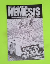 Millar & McNiven's Nemesis #1 - 3ª impressão 2010 variante ícone alto grau W4-230 comprar usado  Enviando para Brazil