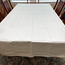 Irish linen tablecloth for sale  Dunedin