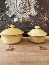Conjunto de 2 - Vasos antigos franceses com tampa de foie gras   comprar usado  Enviando para Brazil